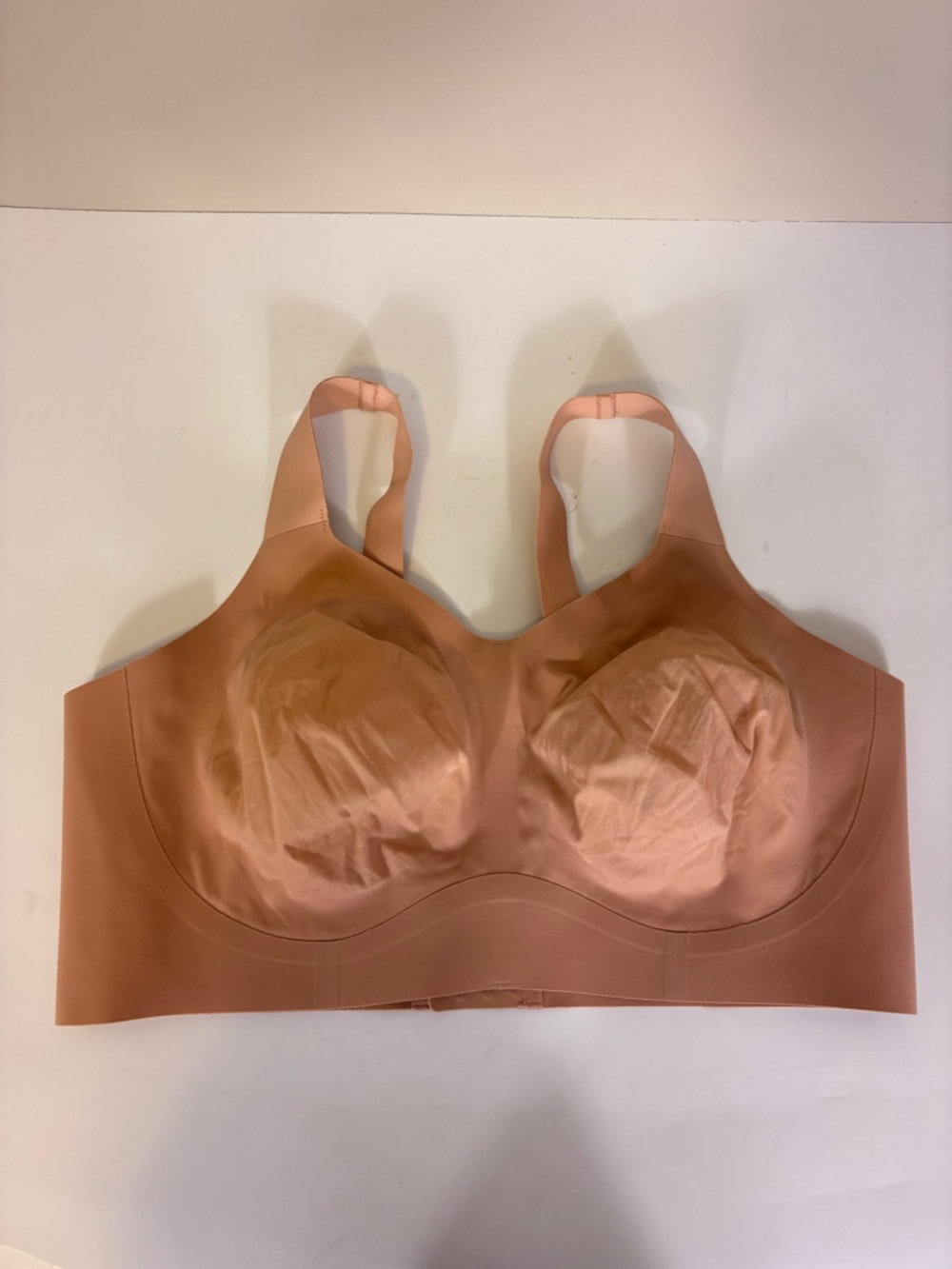 Evelyn‎ & Bobbie Nude Wireless Full-Coverage Comfort Bra XL